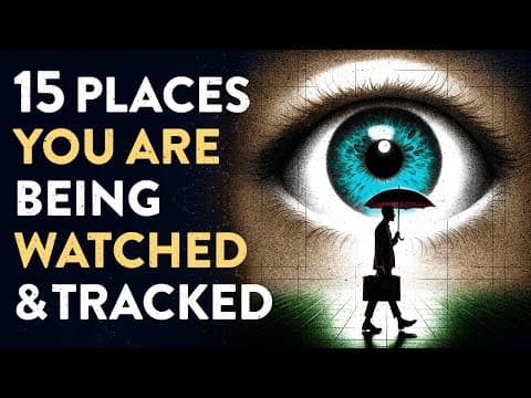15 Places You’re BEING WATCHED & TRACKED Right Now thumbnail