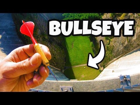 DARTS BULLSEYE from 165m DAM! thumbnail