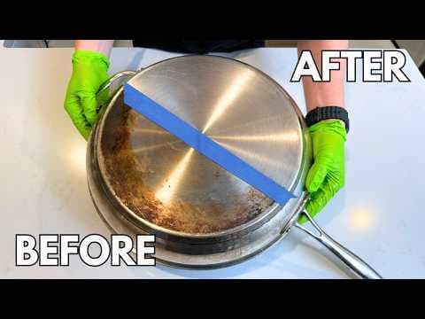 The Best Way To Clean Stainless Steel Pans! thumbnail