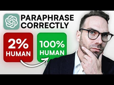 Don't Use Al to Paraphrase Until You Watch This thumbnail