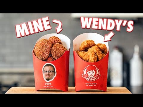 Making Wendy's Spicy Chicken Nuggets | But Better thumbnail