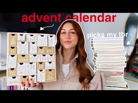 advent calendar picks my december tbr 📆❄️ | bookmas day 5 thumbnail