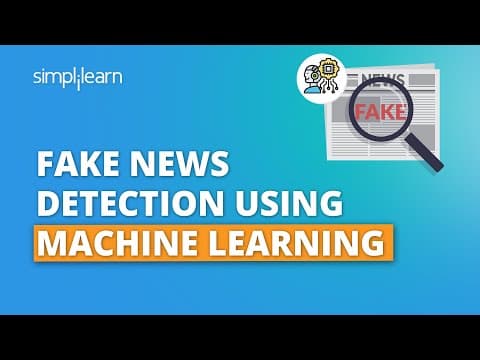 🔥Fake News Detection Using Machine Learning | Machine Learning Projects In Python | Simplilearn thumbnail