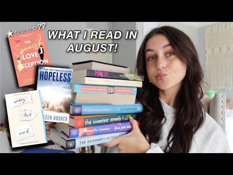 What Books Did I Read in August 2023? thumbnail