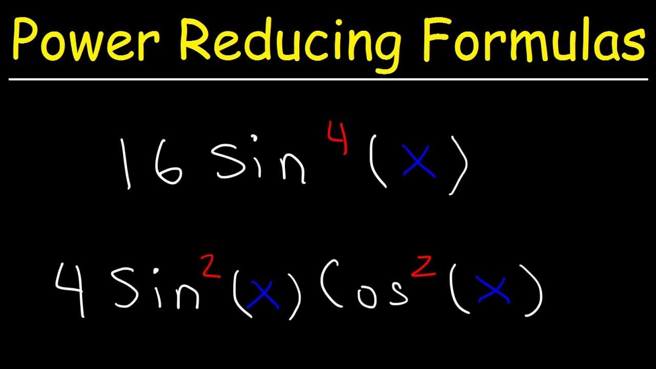 Simplifying Trigonometric Expressions Using Power Reducing Formulas | Glasp