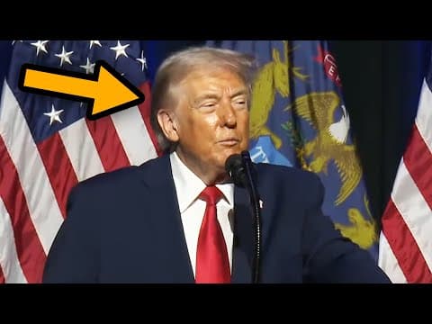 Trump VISIBLY CONFUSED as audience SILENT thumbnail