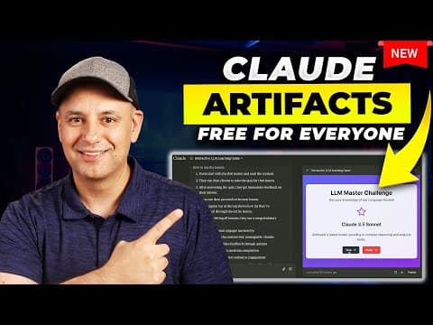 How to Build Interactive Apps with Claude Artifacts thumbnail