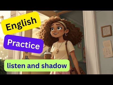 Learn English Through Daily Stories | Slow Listening & Speaking Practice for Beginners#english thumbnail