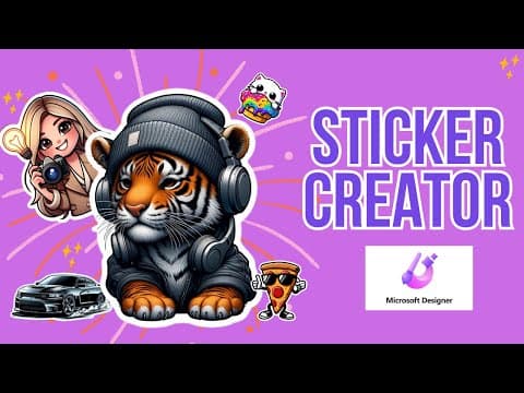 How to Create Custom Stickers Using Microsoft Designer thumbnail