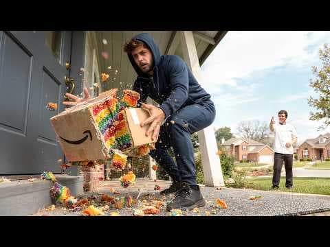 I Tricked Package Thieves With Parcels Made Of Cake thumbnail