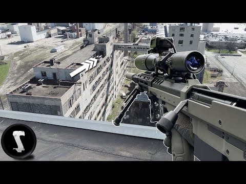 High-rise Rooftop Sniper Mission (OVERPOWERED $1500 RIFLE) thumbnail