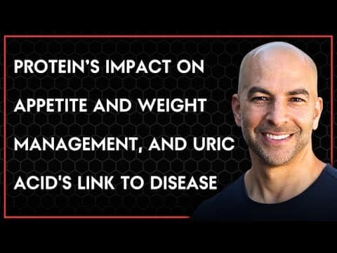 Protein’s impact on appetite, and uric acid's link to disease & how to manage (AMA 62 sneak peek) thumbnail