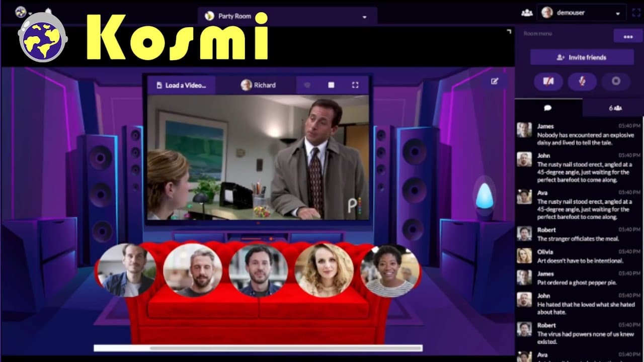 YouTube video player