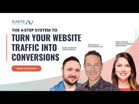 CRO Class: How Do You Optimize Website Conversion Rates? thumbnail