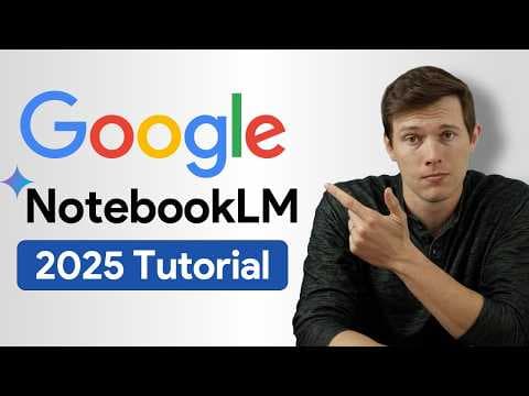 Google Notebook LM Tutorial - [Become A Power User in 15 min] thumbnail