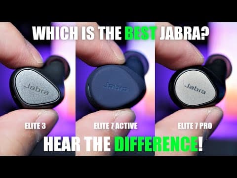 Which Jabra Earbuds Are Best: Elite 7 Active, Pro, or 3? thumbnail