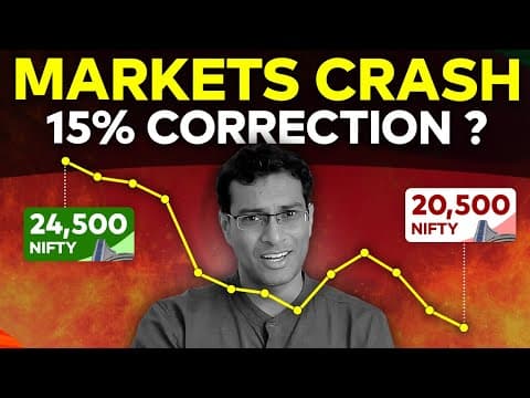 Why the markets could crash by 15%. And, why you should NOT panic | Akshat Shrivastava thumbnail