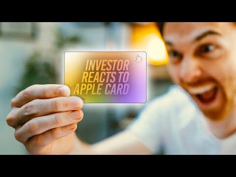 Apple Investor Reacts to APPLE CARD thumbnail