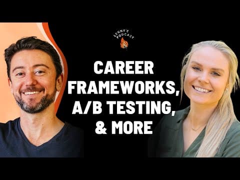 Career frameworks, A/B testing, onboarding tips, selling to engineers | Laura Schaffer (Amplitude) thumbnail