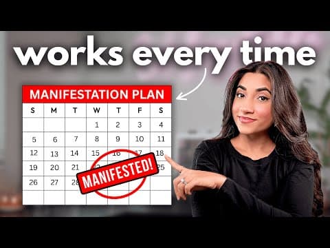 My Exact 30 Day Plan To Manifest ANYTHING You Want thumbnail