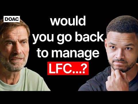 Jürgen Klopp: Would You Go Back To Manage LFC...? The Real Reason I Fell In Love With Liverpool! thumbnail