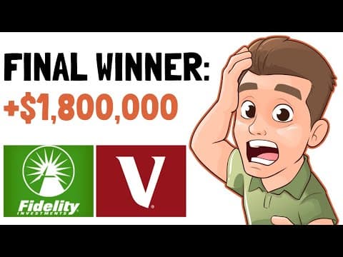 Fidelity Index Funds vs Vanguard Index Funds: 100k in → Which Fund Is Better? thumbnail