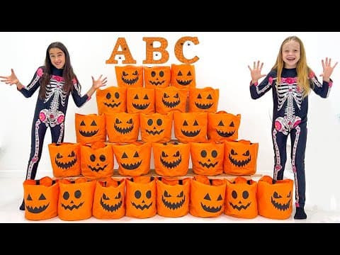 Funny English Alphabet from Nastya and Evelyn thumbnail