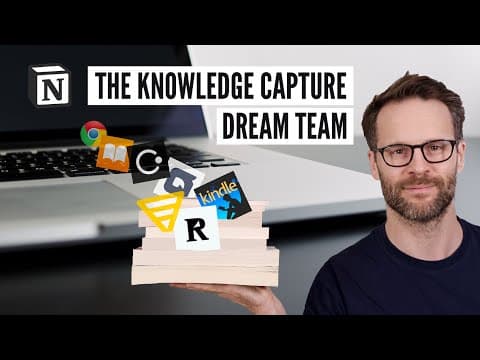 A Brain To Remember Everything You Read | My Notion Knowledge Management System thumbnail