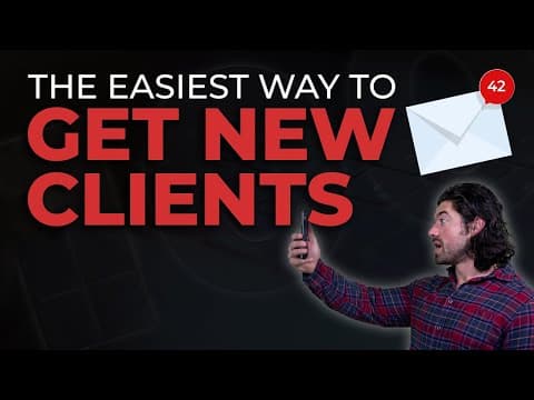 Easiest Way To Get Your First 5 Clients [if you have no budget] thumbnail