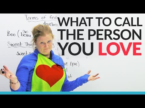What Are Common Terms of Endearment in English? thumbnail