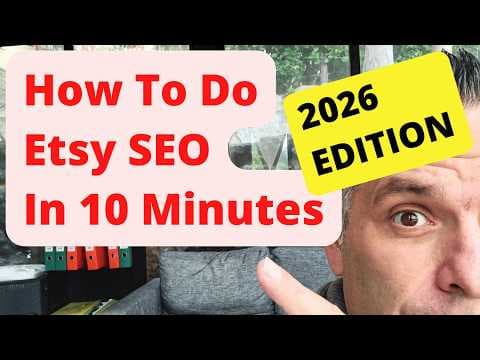 How To Do Etsy SEO In 10 Minutes: The 2026 Edition thumbnail