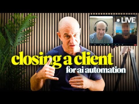 How to Sell AI Automation on a Sales Call (Real Client Demo) thumbnail