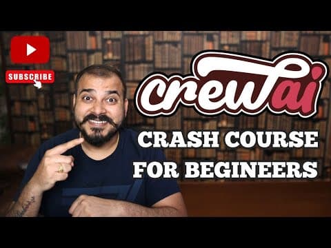 crewAI Crash Course For Beginners-How To Create Multi AI Agent For Complex Usecases thumbnail