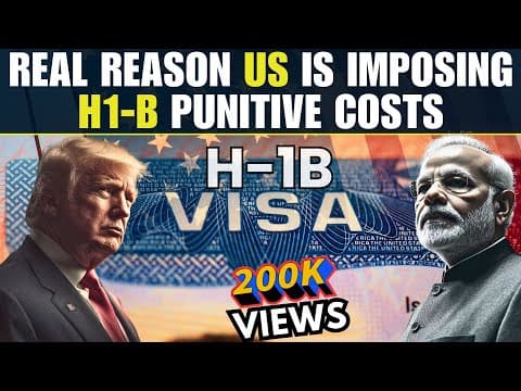 The REAL REASON US is imposing H1-B punitive costs on US Employers & what India can do to respond... thumbnail
