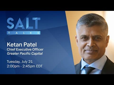 Ketan Patel: Author "The Master Strategist: Power, Purpose and Principle" | SALT Talks #25 thumbnail