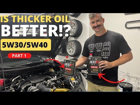 Oil comparison between 5w30/5w40 part 1 thumbnail