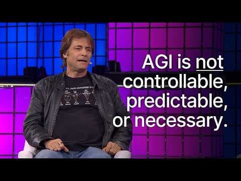Why we should build Tool AI, not AGI | Max Tegmark at WebSummit 2024 thumbnail