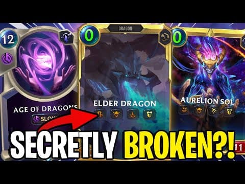 THIS DRAGON DECK CAN WIN THE WORLD CHAMPIONSHIP... - Legends of Runeterra thumbnail