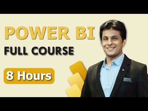 Power BI Full Course in 8 Hours  | Power BI Tutorial for Beginners | @PavanLalwani thumbnail