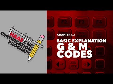 Haas Certification Video 1.3 - Introduction G and M Codes thumbnail