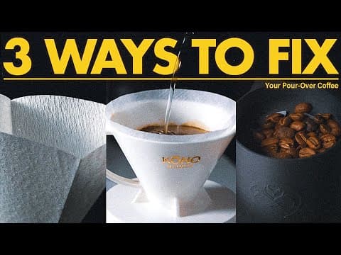 3 Easy Tips for Improving Pourover Coffee! thumbnail