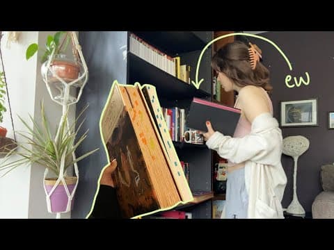 a book haul, the grossest book i've ever read & the last week of classes | VLOG thumbnail
