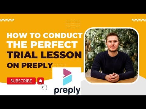 How to Conduct the Perfect Trial Lesson on Preply thumbnail