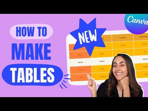 How to Create Custom Class Schedules in Canva? thumbnail