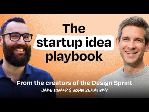 Rapidly test and validate any startup idea with the 2-day Foundation Sprint thumbnail