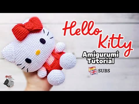 Hello Kitty Amigurumi Tutorial | Amis Tejiendo Momentos ENG/SPA Subs thumbnail