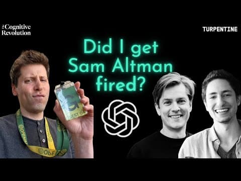 What Led to Sam Altman's Firing from OpenAI? thumbnail