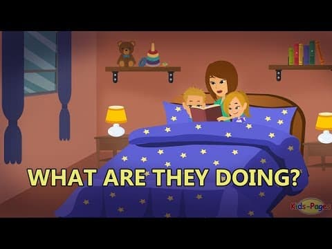 What are they doing? Present Continuous Tense thumbnail