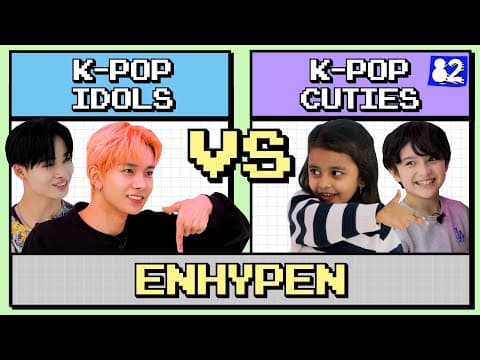 (CC) Cute kids and idols try to master K-pop dances together ㅣGOT the beat, IVE, JIN of BTS, LISA thumbnail