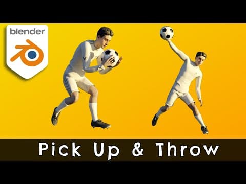 How to Pick up and Throw objects in Blender thumbnail